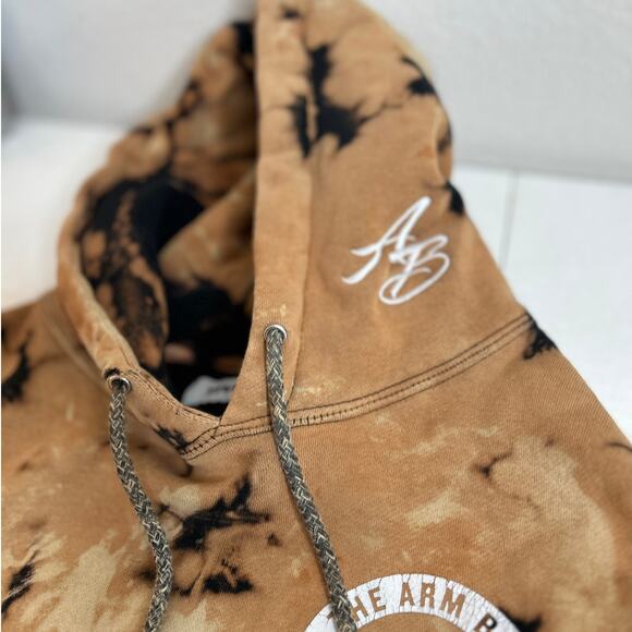 The Arm Bar Soap Company Hoodie Logo Unique Tie Dye Hoodie Men's Sz L - Picture 4 of 13